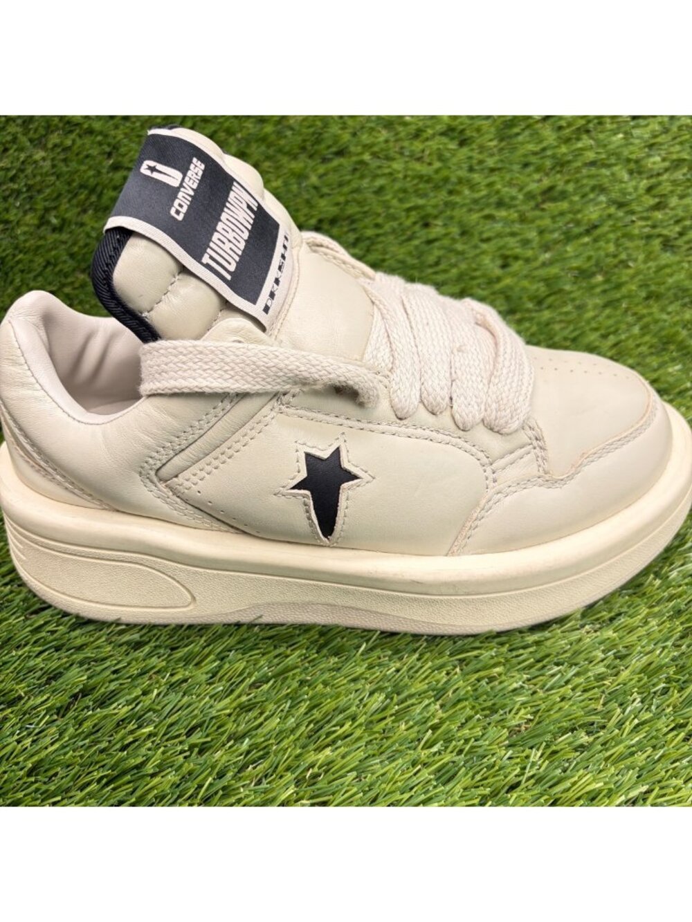 Converse Rick Owens X Drkshdw Turbowpn Low Womens Size 6 Athletic Shoes Sneakers